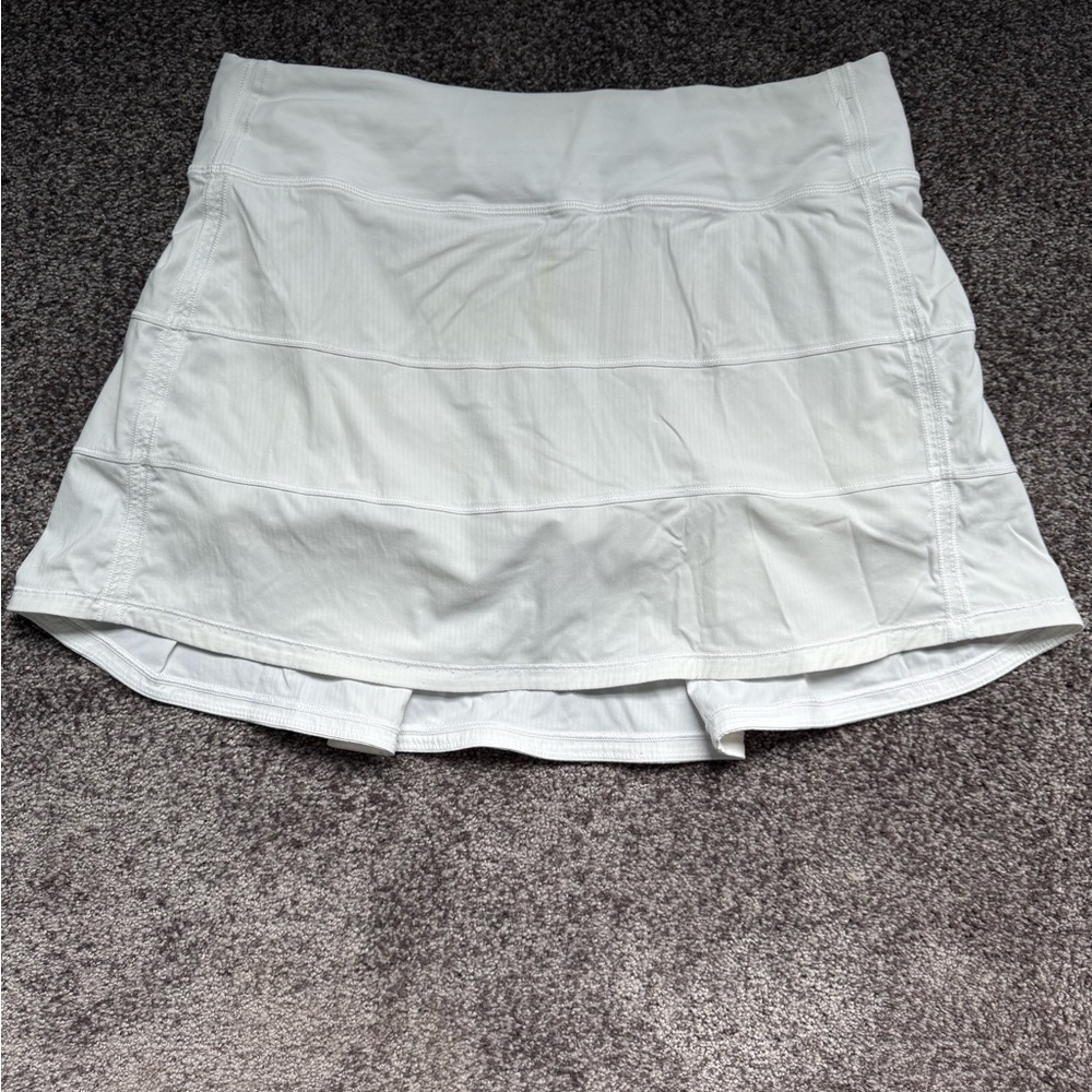 White Athletic Skort